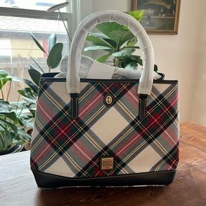 Dooney & Bourke Tartan Perry Satchel - NWT
